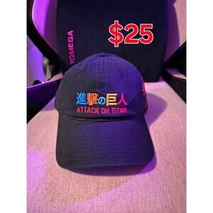 Attack on Titan Black Baseball Cap Hat